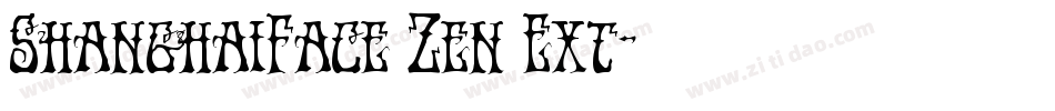 ShanghaiFace Zen Ext字体转换